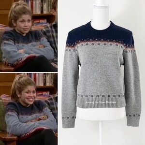 Rare 90s Vintage Wool Fair Isle Sweater ASO Topanga in Boy Meets World